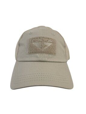 NEW Condor TCM-003 Mesh Tactical Cap Adjustable Lightweight Tan Nylon/Polyester